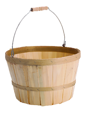 1/2 Peck Basket Natural 50/cs - Bushel Baskets